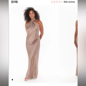 Jasmine halter Maxi dress